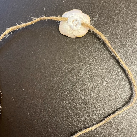 2 floral twine headbands newborn props - Picture 3 of 8